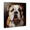 Stupell Industries Stoic Bulldog Portrait Canvas Design by Tom Crehan